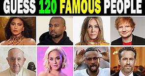 Guess the Famous Person! 120 RANDOM Famous People Quiz