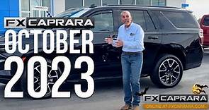 The October 2023 F.X. Caprara Show!