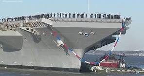 USS Gerald R. Ford strike group homecoming