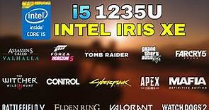 i5 1235U | Intel Iris Xe Graphics | Test in 14 Games in 2022 | HP Pavilion 15