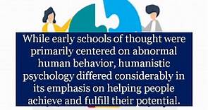What is Humanism?| Humanistic Psychology Definition| humanistic approach in Psychology