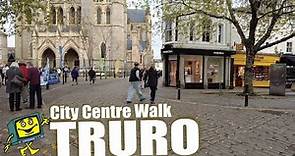 TRURO Cornwall UK November 2021 - Busy Saturday in Truro City Centre - 4K Walk