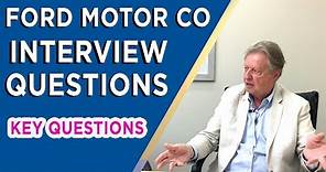 Ford Motor Company Interview Questions and Hiring Process