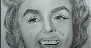 Dibujando a Marilyn Monroe #art #drawing #artist #draw