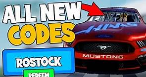 ALL ROSTOCK RACING CODES! (March 2022) | ROBLOX Codes *SECRET/WORKING*