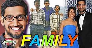 Sundar Pichai Google CEO Family With Parents, Wife, Son, Daughter and Brother