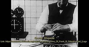 Gilbreth Time and Motion Study Film | Frank and Lillian Gilbreth Original Video on Time Motion Study
