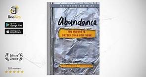 Abundance Book Summary By Peter H. Diamandis The Future Is Better Than You Think