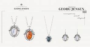 GEORG JENSEN喬治傑森「2021年度項鍊」，珍珠母貝低調優雅、拉長石散發神秘幽藍光芒