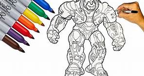 HULKBUSTER / Hulkbuster Mark 49 Coloring Pages / How to Draw Hulkbuster/ The Avengers Endgame
