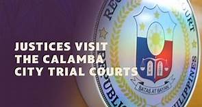 Chief Justice Alexander G. Gesmundo visits the Calamba City Trial Courts