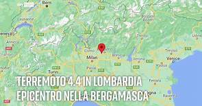 Terremoto, forte scossa di magnitudo 4.4 in provincia di Bergamo: avvertita anche a Milano