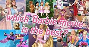 ranking every single barbie movie from the 2000s 🎨🩰🎀