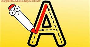 Aprende a escribir las letras del abecedario de la A a la Z Video para niños PequesAprendenJugando