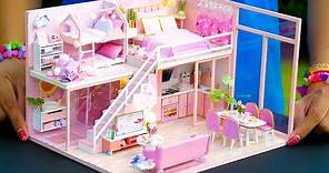 5 DIY Miniature Dollhouse Rooms for Girl