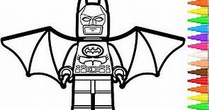 How to draw Lego Batman - Coloring pages