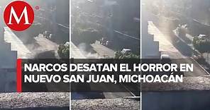 Se registraron fuertes balaceras Michoacán