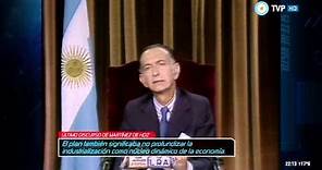 Archivo histórico: Último discurso de Martínez de Hoz - Marzo 1981 (1 de 2)