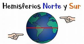 🌎 Hemisferio Norte y Hemisferio Sur 🌎 ¿Qué son? 📍 Características 🌐 Diferencias [Fácil y Rápido]