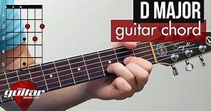 How to play the D major chord | Beginner guitar lesson