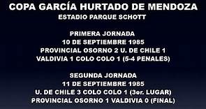 Copa García Hurtado De Mendoza 1985
