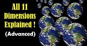 11 Dimensions Explained - Higher Dimensions Explained - All Dimensions Explained #dimensions