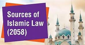 Sources of the Islamic Law