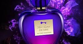 Antonio Banderas Perfumes - Her Secret Desire - Eau de Toilette for Women - Long Lasting - Femenine, Romantic and Charming Fragance - Floral, Fruity and Sweet Notes - Ideal for Day Wear - 1.7 Fl Oz