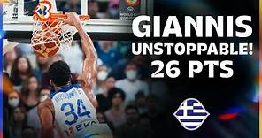 Giannis Antetokounmpo en el Eurobasket 2022: estadísticas, highlights, resultados, partidos y todos los detalles de su tarea con Grecia