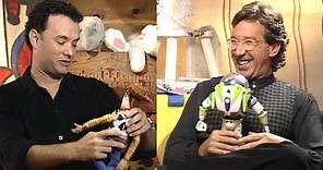 See Tom Hanks and Tim Allen REACT to Their Toy Story Action Figures