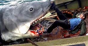 Hombre vs. Tiburón | Escena final de Tiburón