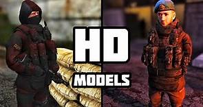 HD Models - Military, Duty, Freedom, Ecologists - Stalker Anomaly Addon Showcase