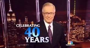 NBC Nightly News: Chuck Scarborough Marks 40 Years at WNBC