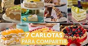 7 carlotas para compartir | Recetas kiwilimón