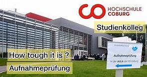 Aufnahmeprüfung of Coburg University | Studienkolleg | Germany