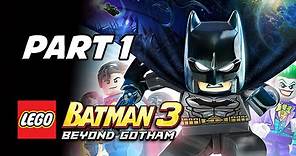 Lego Batman 3 Beyond Gotham Walkthrough Part 1 - Pursuers in the Sewers (Let's Play Commentary)