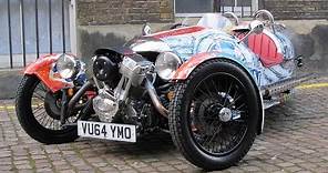 2015 Morgan 3 Wheeler Start Up, Test Drive, and In Depth Review