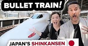 Riding Japan's Fastest Bullet Train 😱 Crazy Shinkansen Experience from Osaka to Tokyo