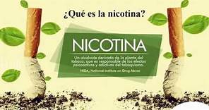 ¿Qué es la Nicotina?