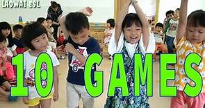 10 ESL games - simple activities [kindergarten]
