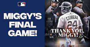 Sendin' him off right! Miguel Cabrera's final game was filled with SPECIAL MOMENTS!