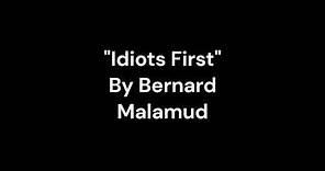 "Idiots First" By Bernard Malamud