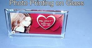How to transfer photo on glass | Print photo on glass instantly at home