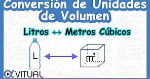 🧊 Conversión de Unidades de Volumen: Litros (L) a Metros Cúbicos (m³)