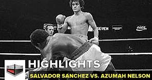 Salvador Sanchez vs Azumah Nelson. El último combate de Salvador Sanchez antes de morir