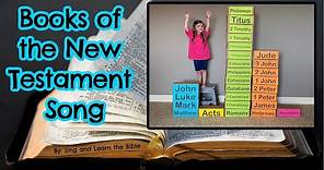 Books of the New Testament Song (With Divisions)