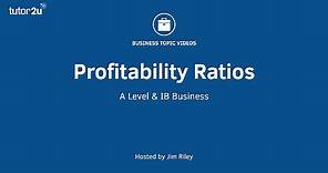 Profitability Ratios Explained | Financial Ratios