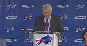 Bills owner Terry Pegula gets emotional at stadium groundbreaking while honoring 5/14 victims and wi