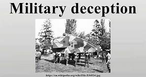 Military deception