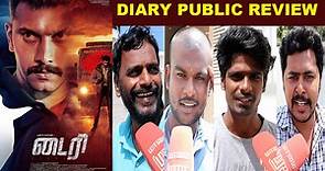 Diary Public Review | Arulnithi | Diary Movie Review | Innasi Pandiyan | S.Kathiresan